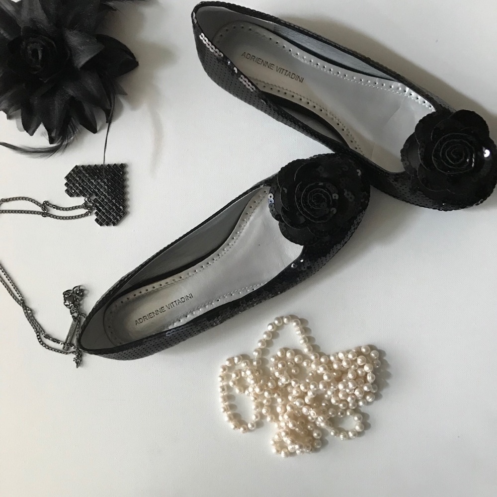 Embellished Sparkly Flats